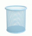 Підставка для ручок кругла, PASTEL, металева, блакитна, BM.6202-14 BM.6202-14