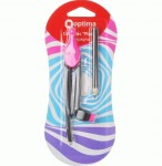 Циркуль для олівця пластиковий 'Plazzy', Optima, рожевий, O81481 O81481