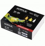 Набір акрилових фарб 12кол. по 20мл, в тубах, 9074773 ROSA Gallery 9074773