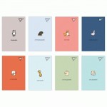 Блокнот YES А7/48 аркушів клітинка, клей., Small animal, 152100 152100