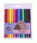Фломастери Yes 12 кольорів 'Pusheen', 650568 650568