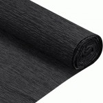 Папір гофрований SANTI чорний 230% (рулон 50*200см), 708093 708093