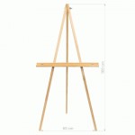 Мольберт-тринога сосна, 60*75*160,висота 150см, ROSA Studio