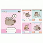Зошит учнівський, клітинка 12 арк. 'Pusheen. Weekend', YES 767607 767607