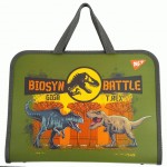 Папка-портфель Yes FC на блискавці з тканинними ручками 'JURASSIC WORLD', 492314 492314