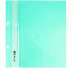 Папка-швидкозшивач глянець А5 з перфорацією, фактура 'глянець', блакитна, E31506-82 E31506-82