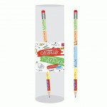 Олівець 1Вересня ч/гр круглий з ластиком у пластиковій тубі, 36шт/уп 'Математика', 280546 280546