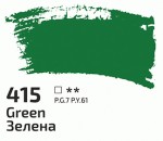 Фарба акрилова Acrylic, Зелена, 415 200мл, Rosa Studio