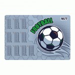 Підкладка для столу 'Football', таблиця множення, YES 492377 492377
