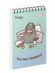 Зошит для записів Yes А6/80 аркушів од. спіраль 'Pusheen, Sweet Day' ВДЛ, 152462 152462