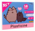 Пластилін Yes, 18 кольорів, 360гр. 'Pusheen', 540695 540695