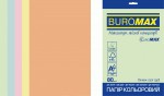 Набір кольорового паперу PASTEL, EUROMAX, А4, 80г/м2 (5х50/250арк.), BM.27212250E-99 BM.27212250E-99
