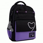 Рюкзак шкільний YES TS-48 Purple Hearts, 559923 559923