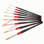 Пензлики синтетика кругла на короткій ручці, поштучно 111, Rosa Start 111