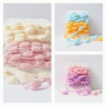 Набір тасьми з помпонами, 4м., Фабрика Декору