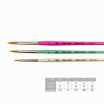 Пензлики синтетика кругла, поштучно Hobby Craf, Rosa Talent
